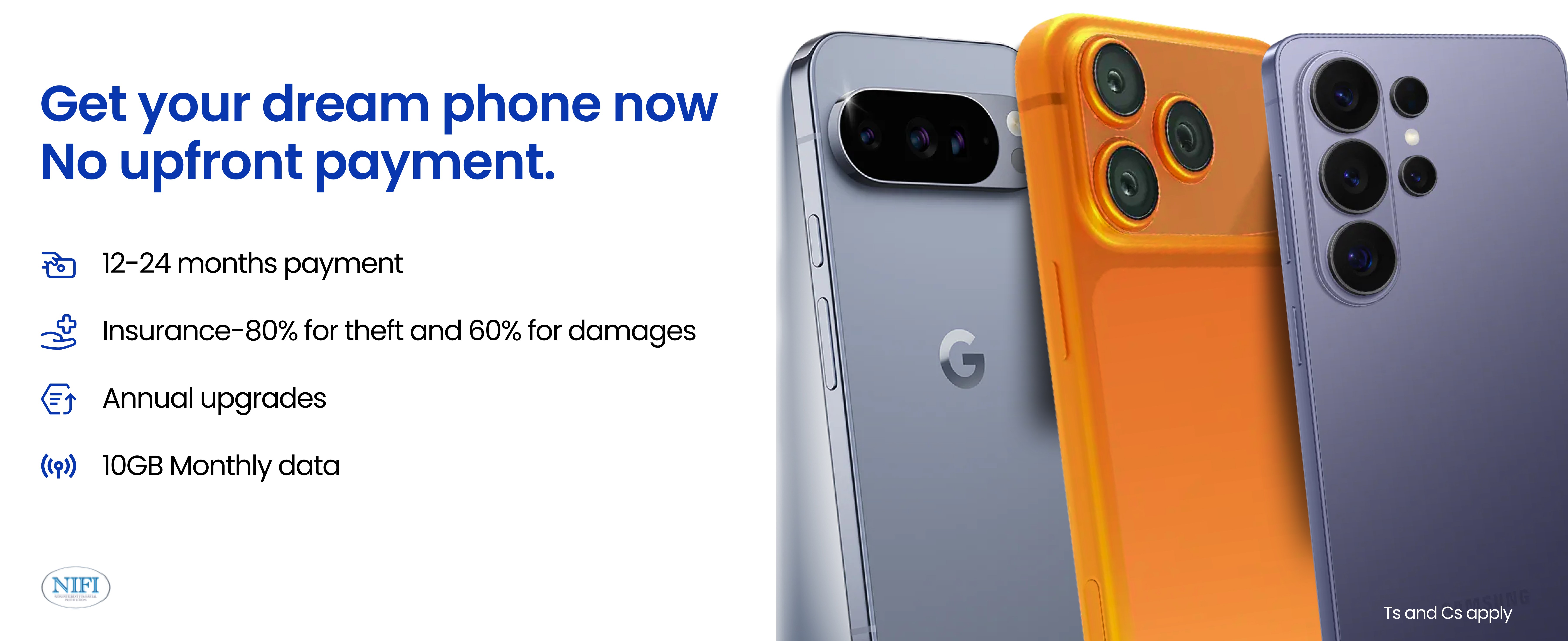 Shop phones and subscription plans